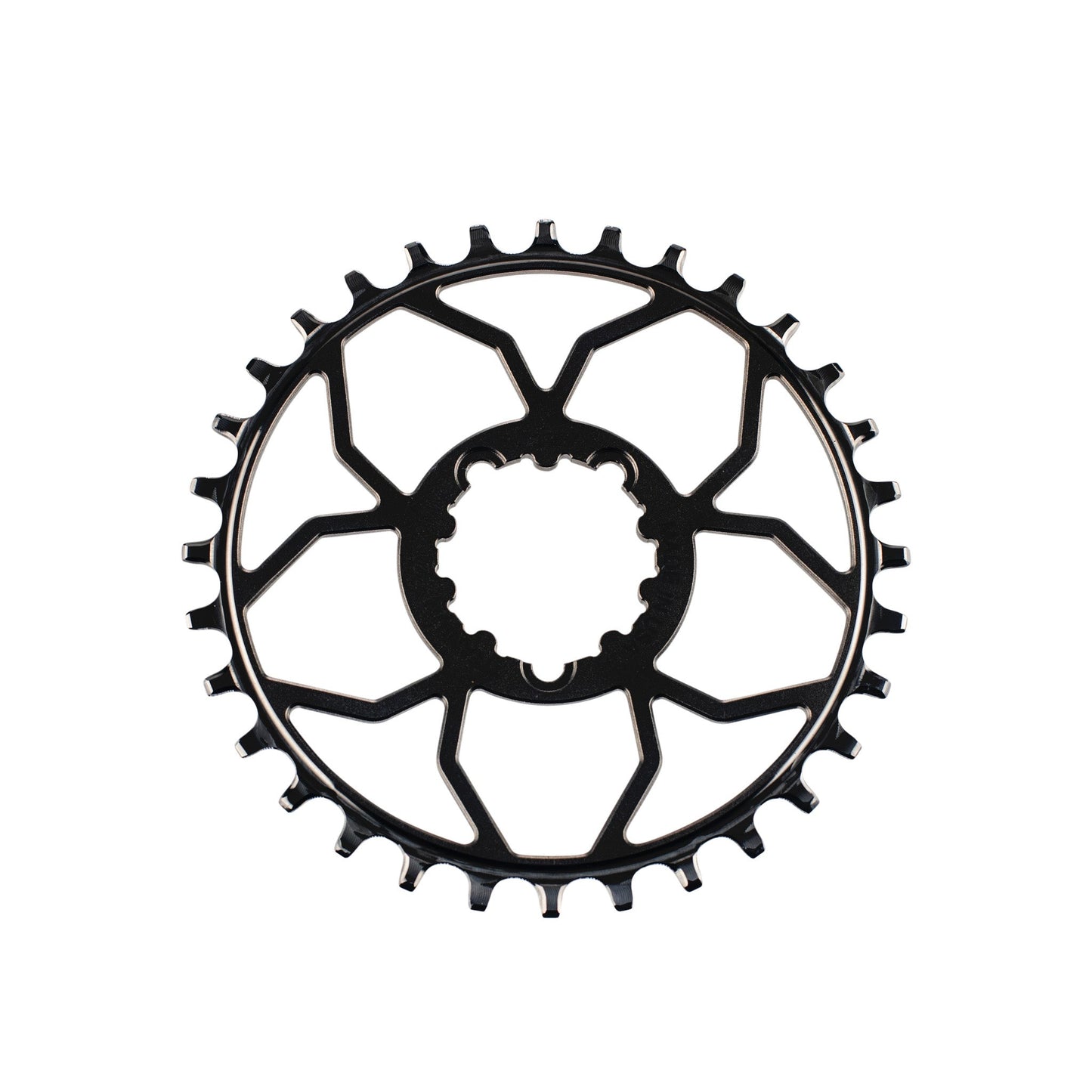 3 Bolt Titanium Chainring T Type 32T LSD Black