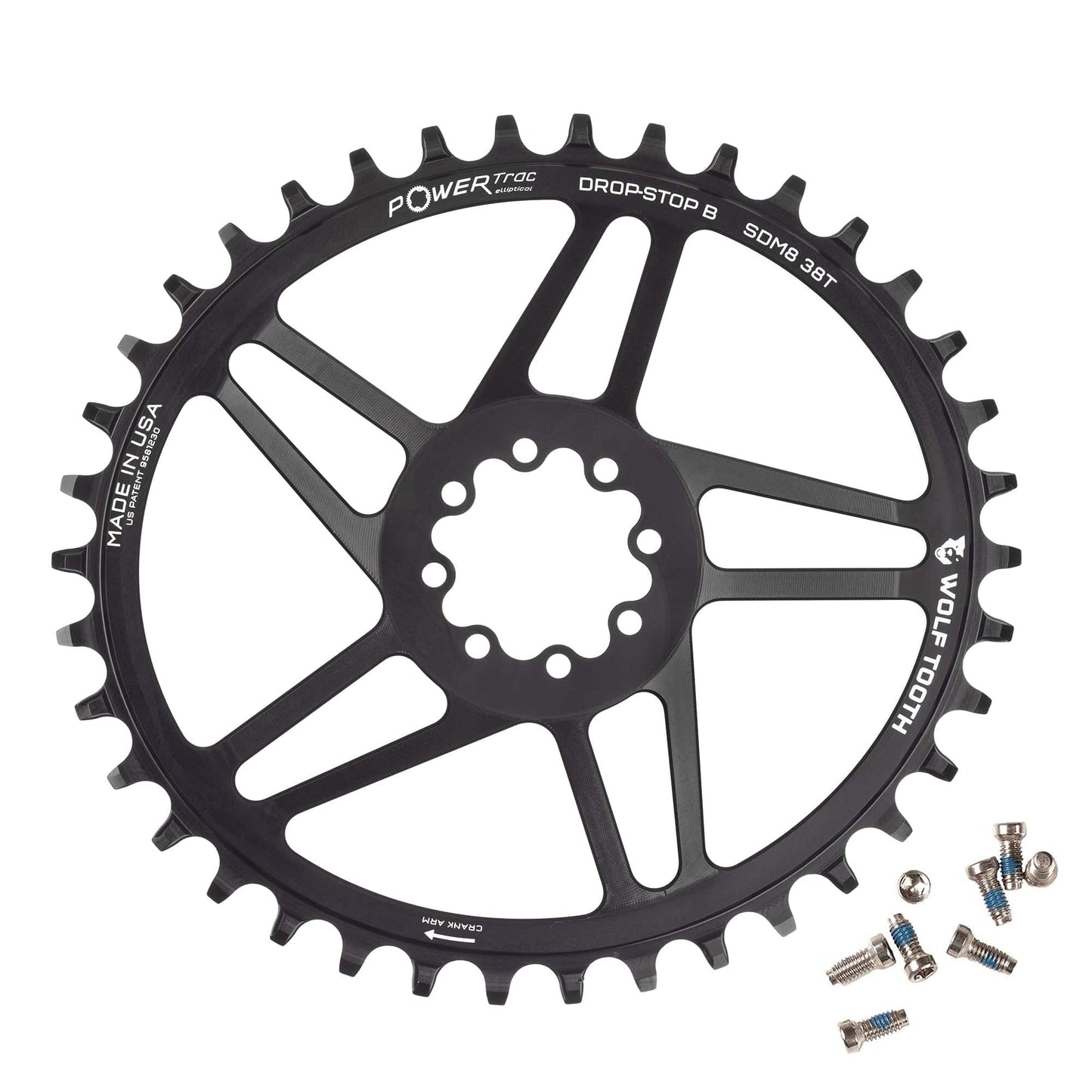 Oval Direct Mount Chainrings for SRAM 8-Bolt Gravel / Road Cranks