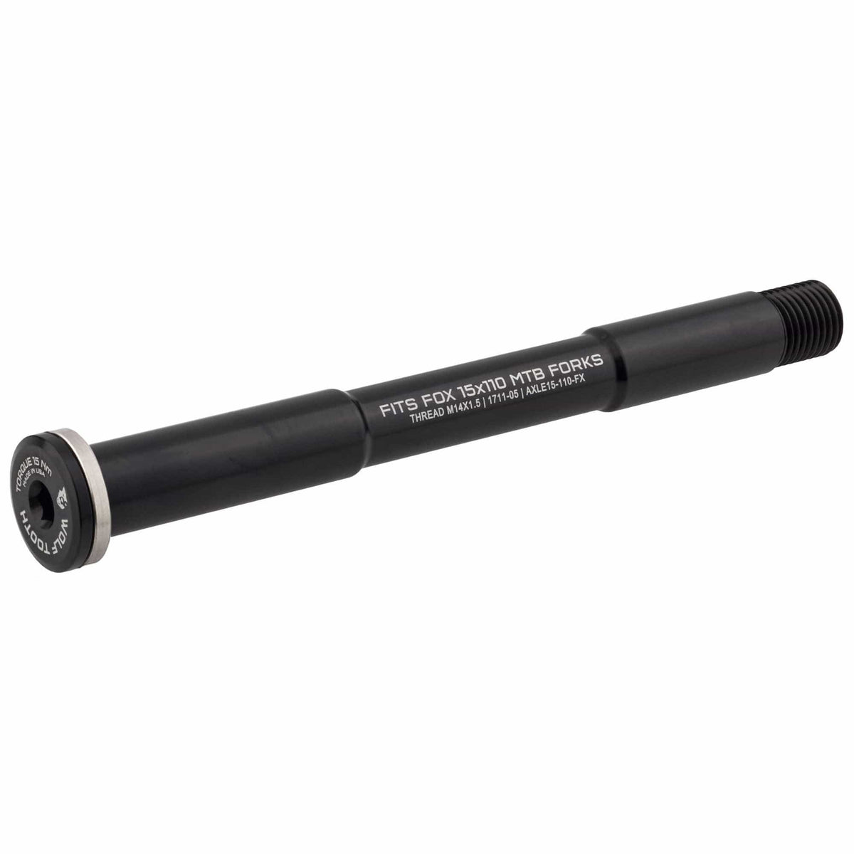 Front Axle for Fox Suspension Forks 110mm Boost Black