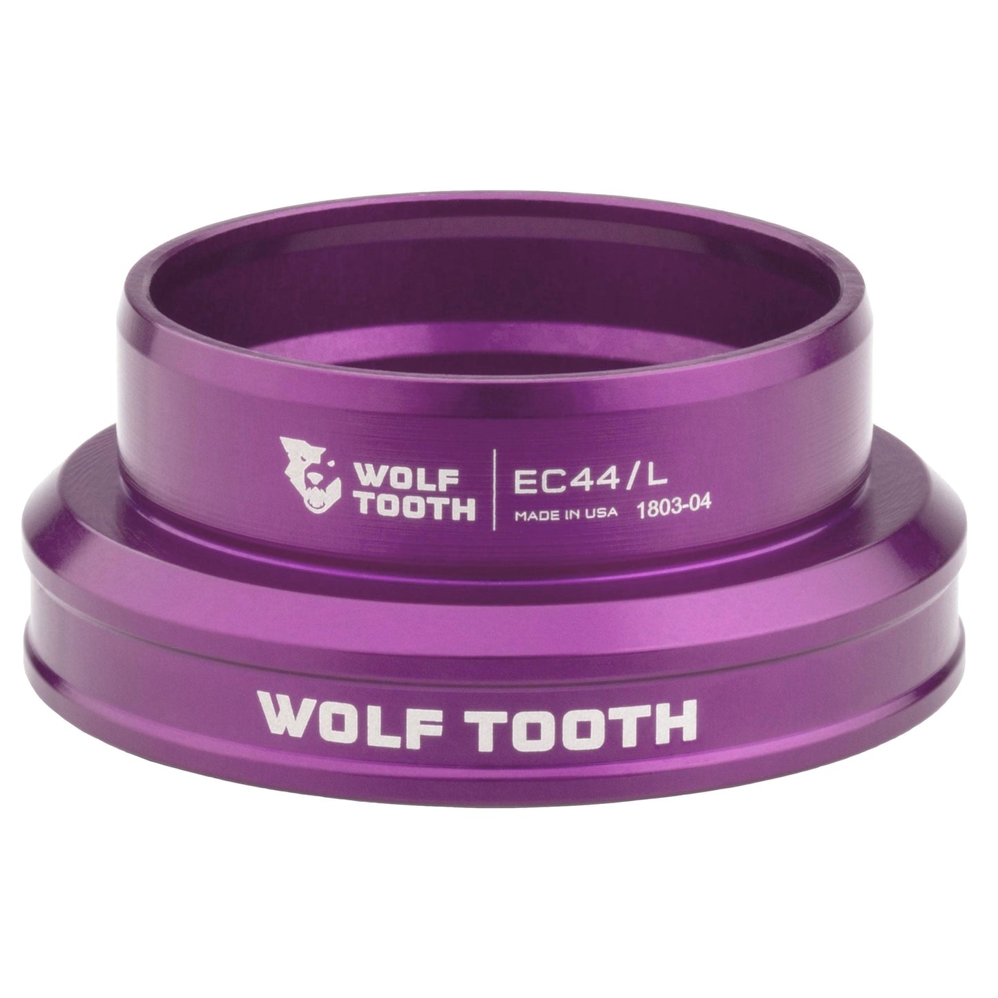 Wolf Tooth Performance EC Headsets - External Cup Lower EC44 40 Ultraviolet Purple