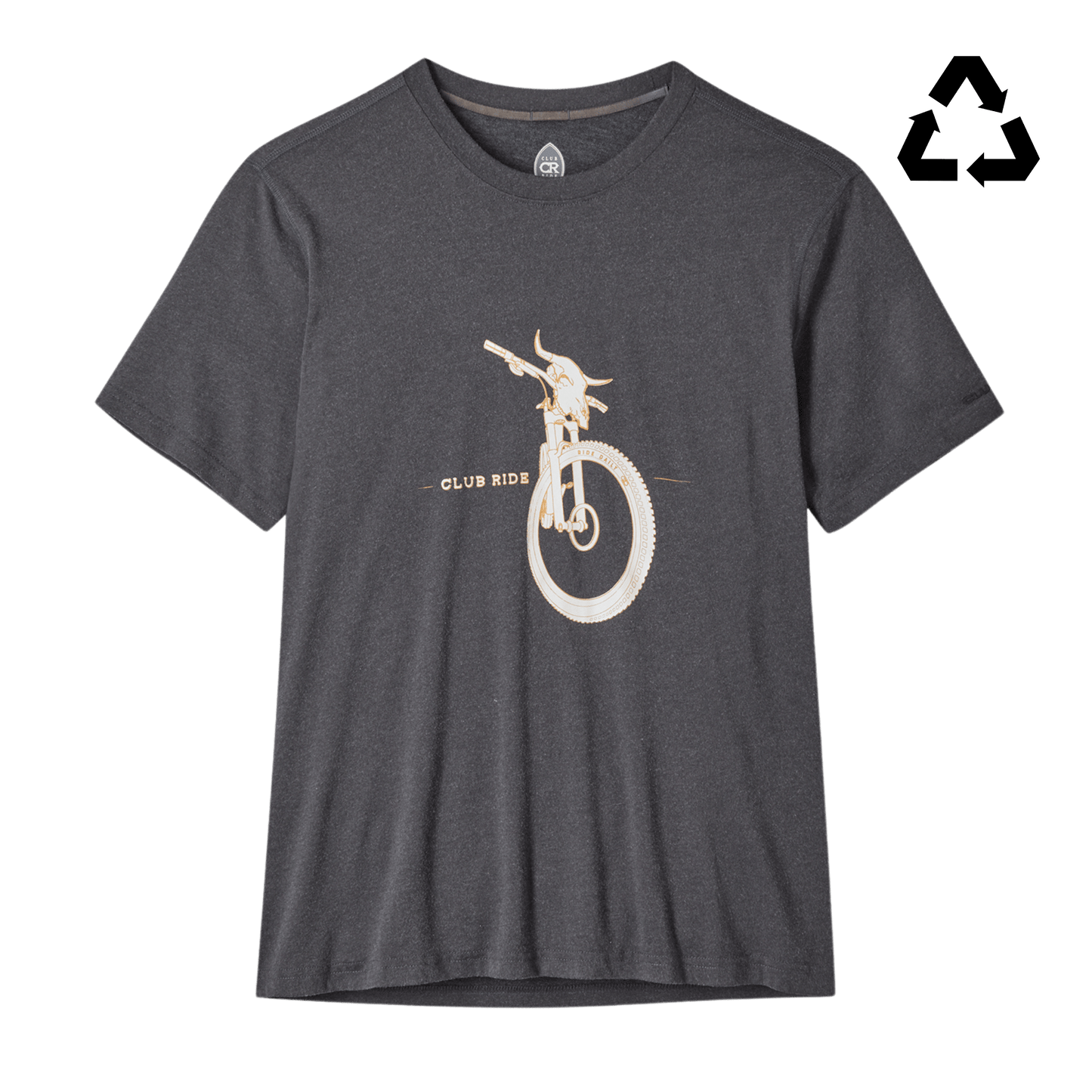 Men's Bamboo Tee Asphalt Bull