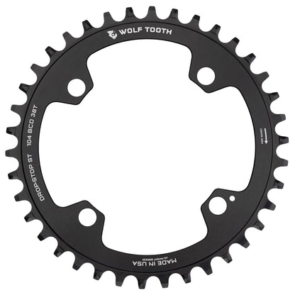 104 BCD Chainrings Black 38T Drop-Stop ST