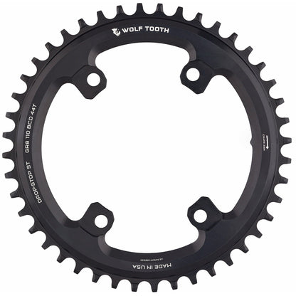 110 BCD Asymmetric 4-Bolt Chainrings for Shimano GRX Cranks Drop-Stop ST 44T