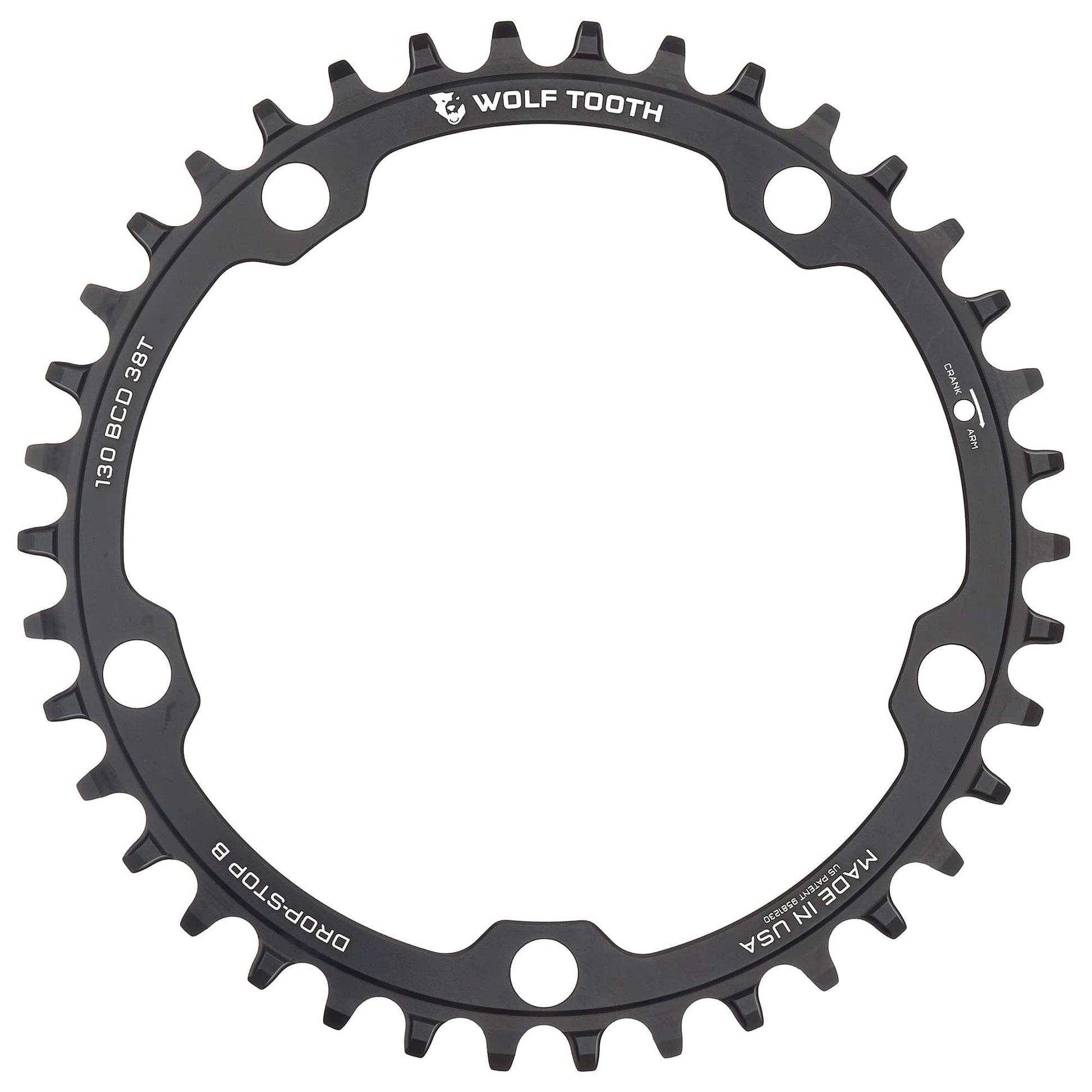 130 BCD Gravel / CX / Road Chainrings 38T Drop-Stop B