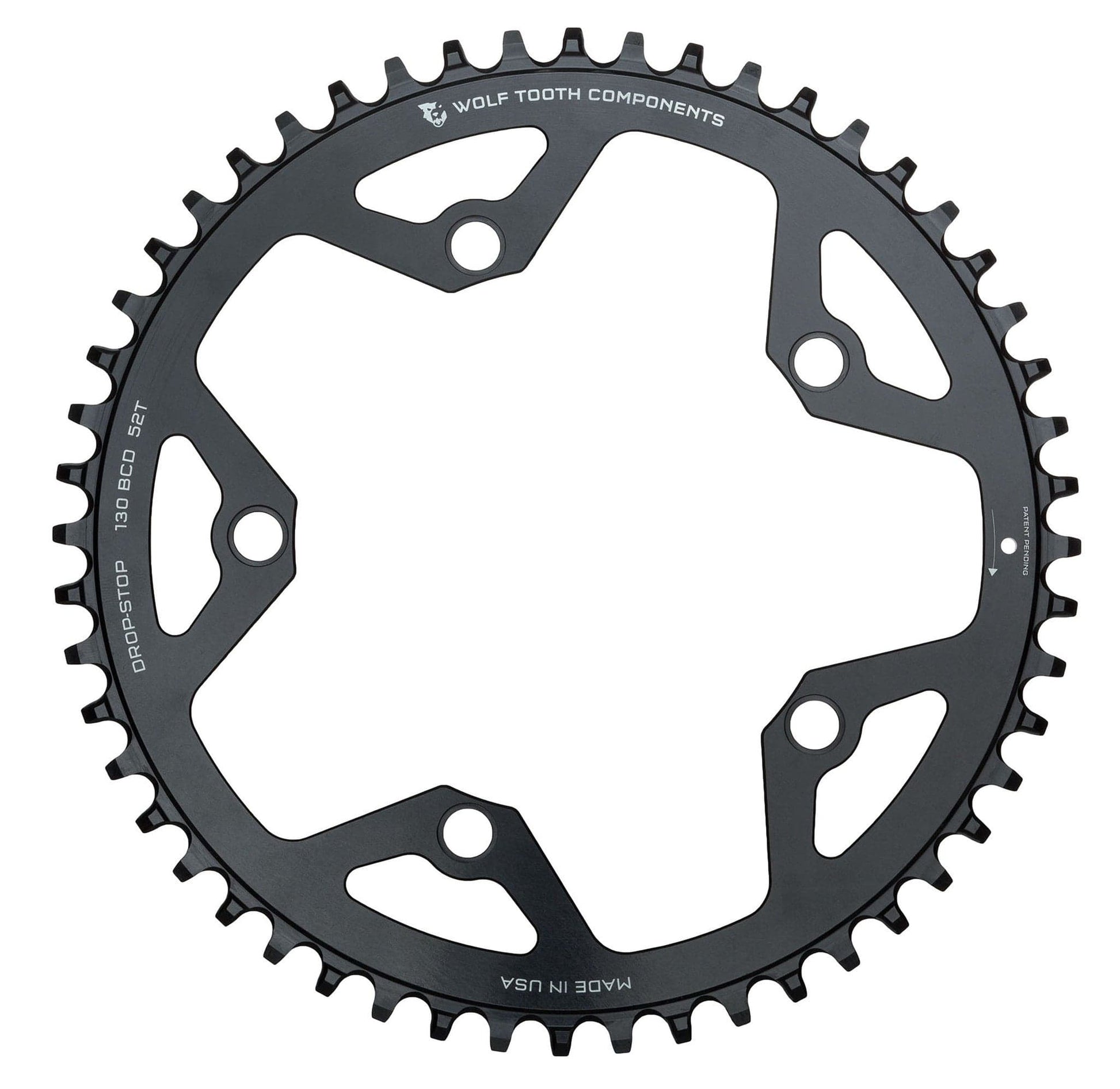 130 BCD Gravel / CX / Road Chainrings 52T Drop-Stop B