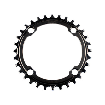 104BCD Titanium Chainring - 5DEV LSD Black
