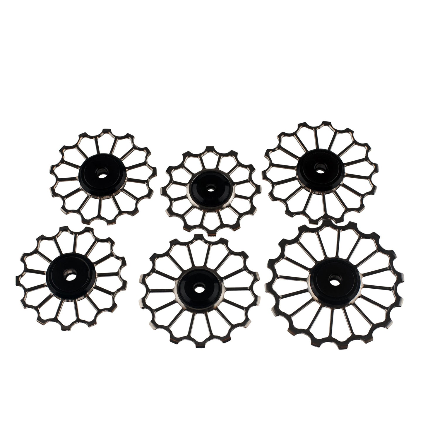 Titanium Pulley Wheels - MTB LSD Black