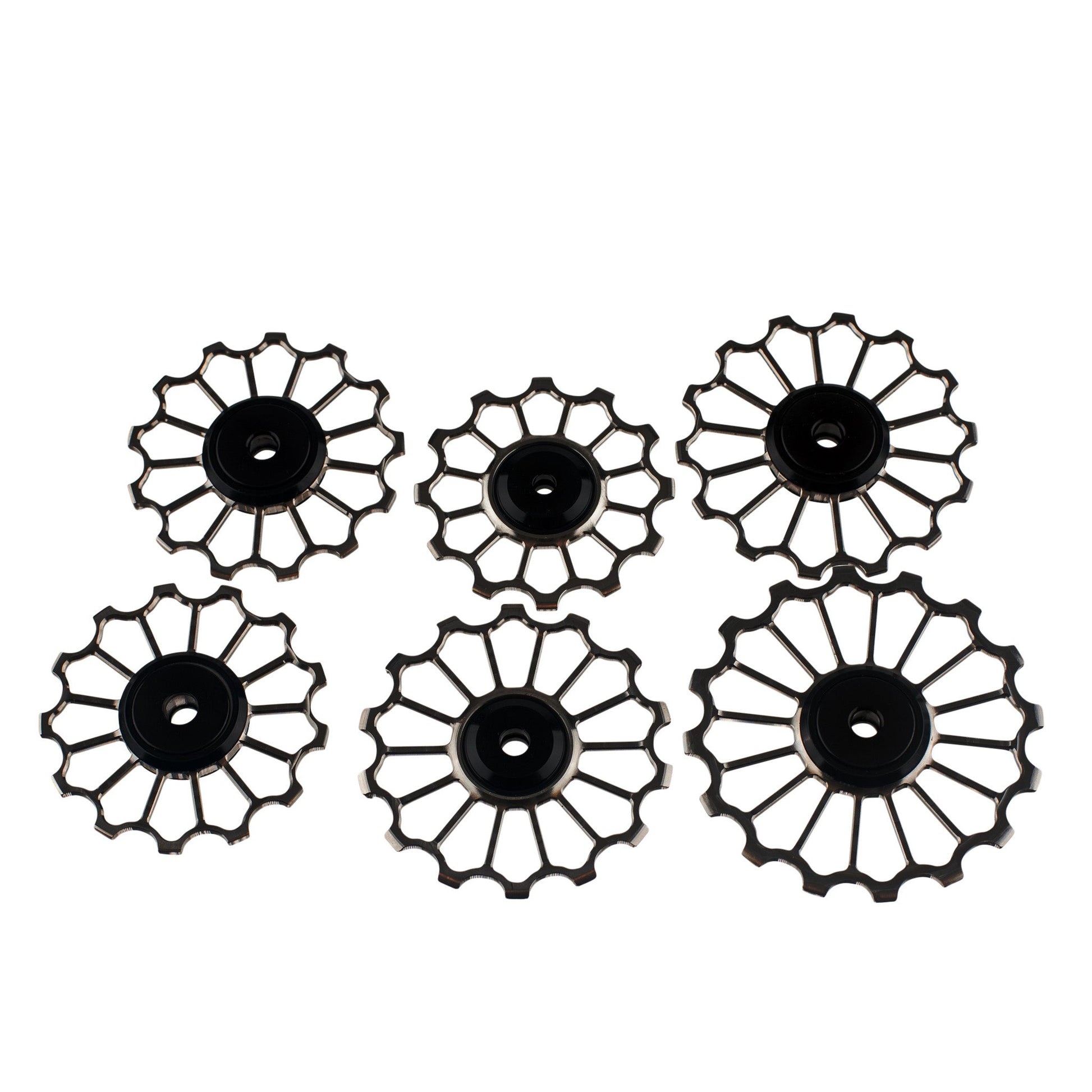 Titanium Pulley Wheels - MTB LSD Black