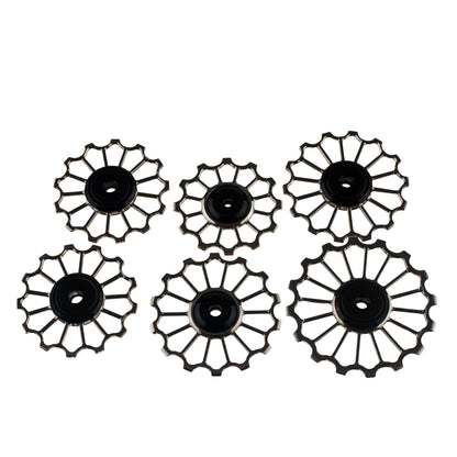 Titanium Pulley Wheels - MTB LSD Black
