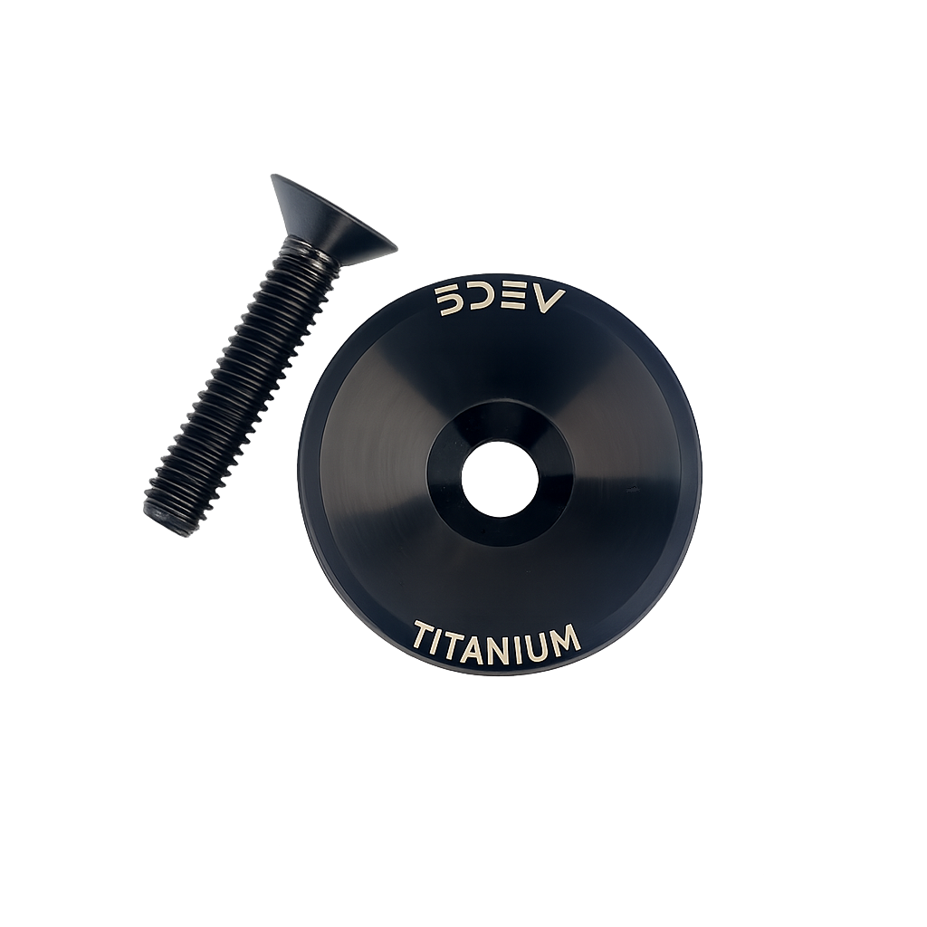 TITANIUM STEM CAP Black