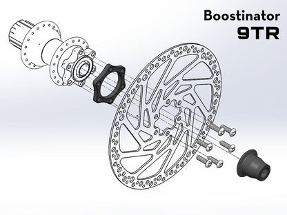 Boostinator Black Boostinator 9TR Rear Industry Nine Torch