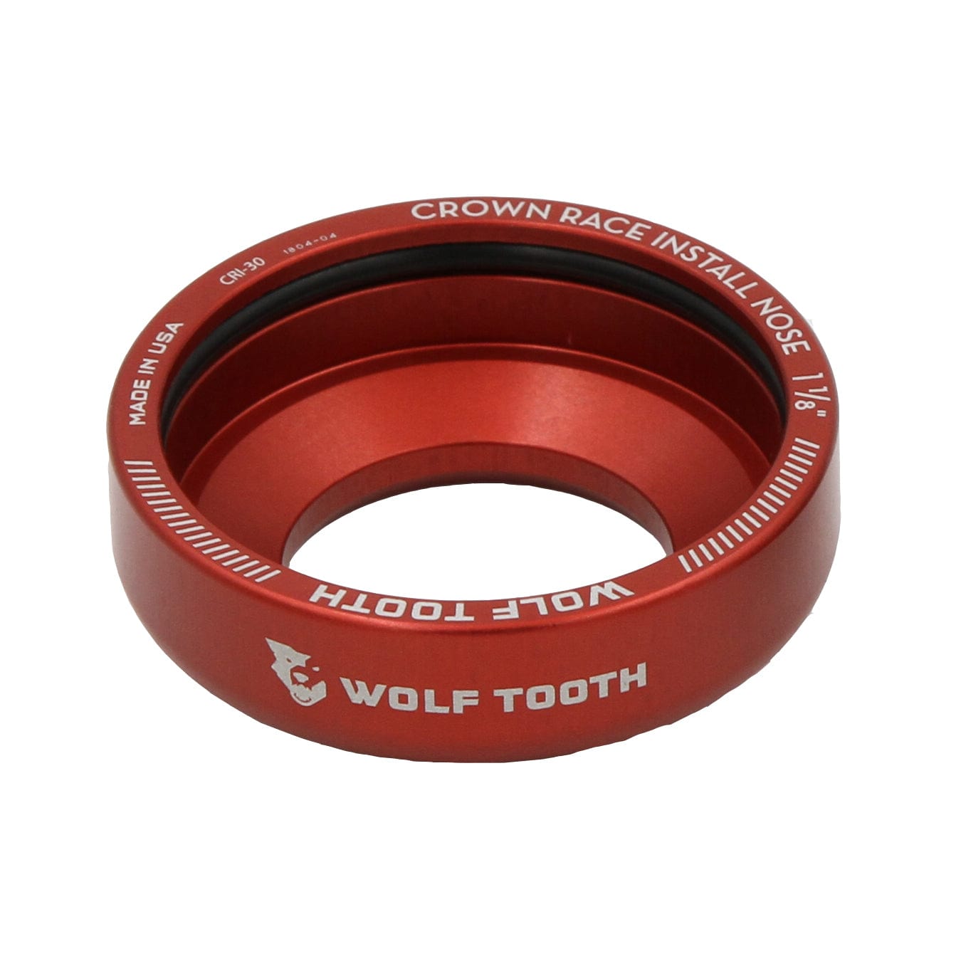 Crown Race Installation Adapter Red 1 1 8" (30mm)