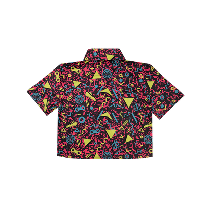 Cropped FlexGRID Button Up - Roller Link