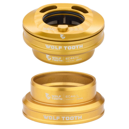 Wolf Tooth Premium EC44 Internal Aero Headset for ENVE IN-Route System EC44 Upper & Lower Set Gold