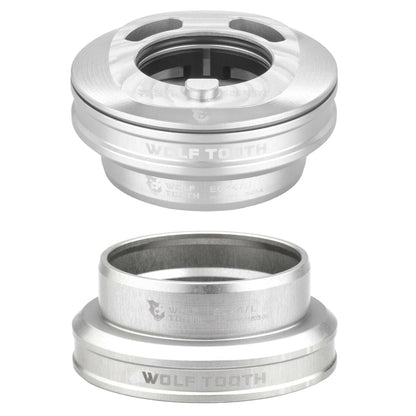 Wolf Tooth Premium EC44 Internal Aero Headset for ENVE IN-Route System EC44 Upper & Lower Set Raw Silver