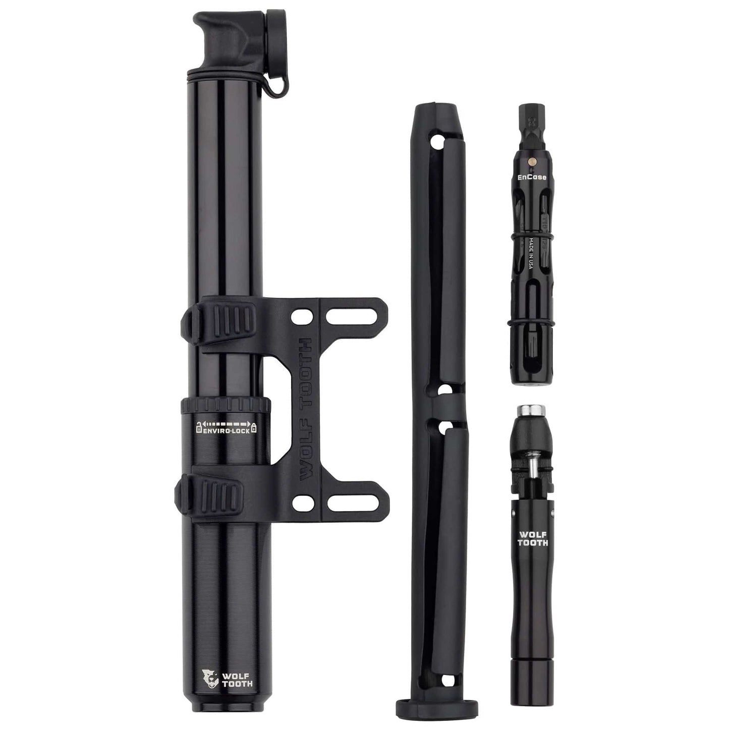 EnCase Pump 85cc 85cc Pump with Hex Bit Wrench Multi-Tool & Chain + Tire Plug Multi-Tool