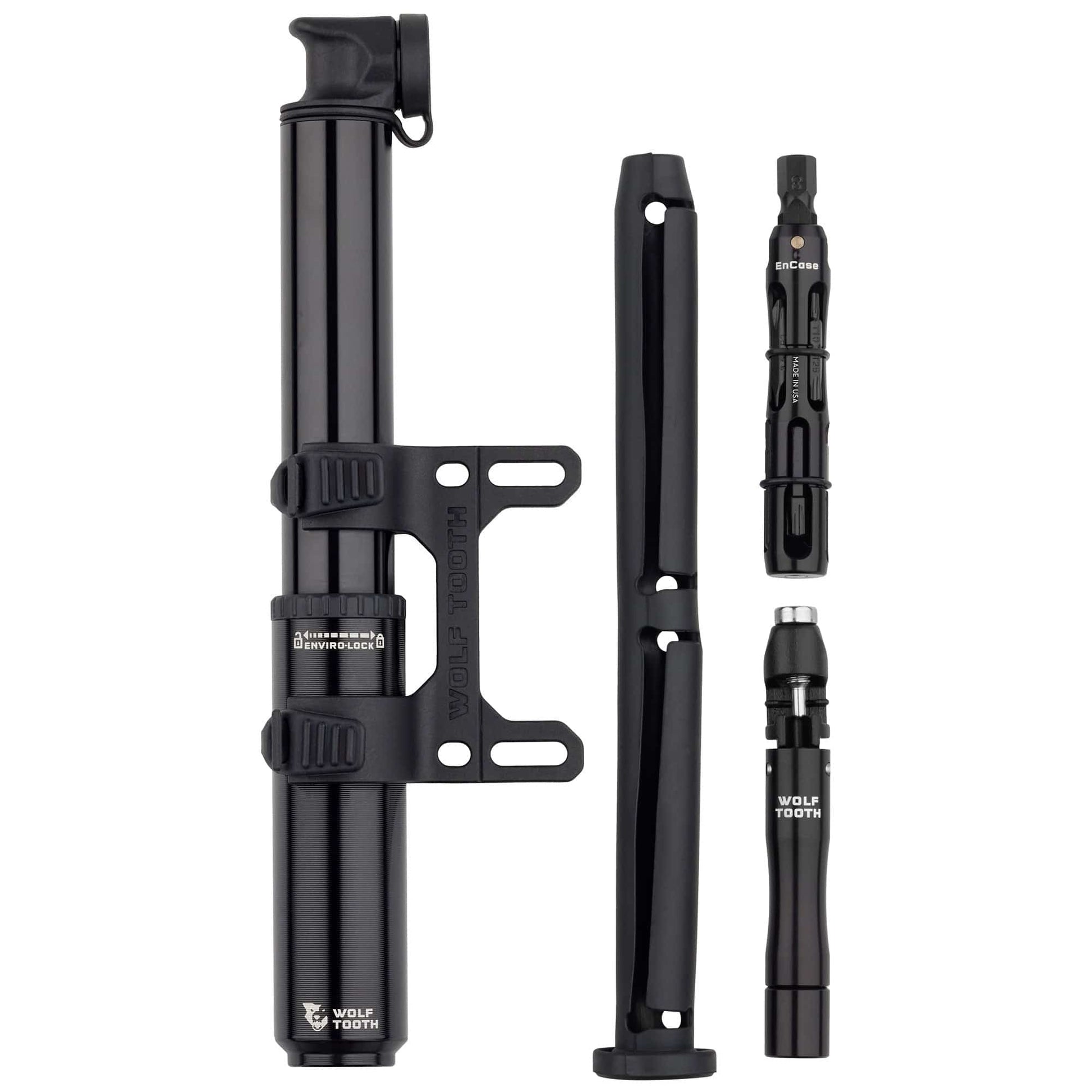 EnCase Pump 85cc 85cc Pump with Hex Bit Wrench Multi-Tool & Chain + Tire Plug Multi-Tool