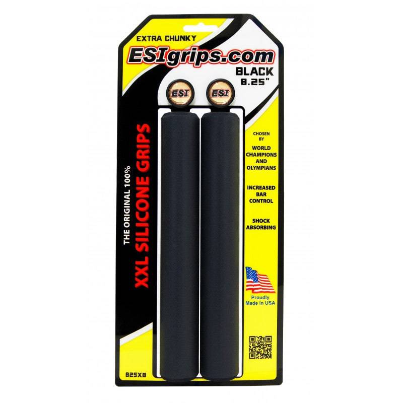 XXL 8.25" Extra Long Grips Black Extra Chunky - 34mm