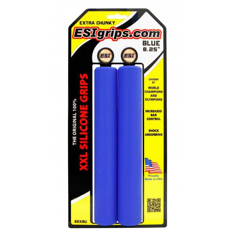 XXL 8.25" Extra Long Grips Blue Extra Chunky - 34mm