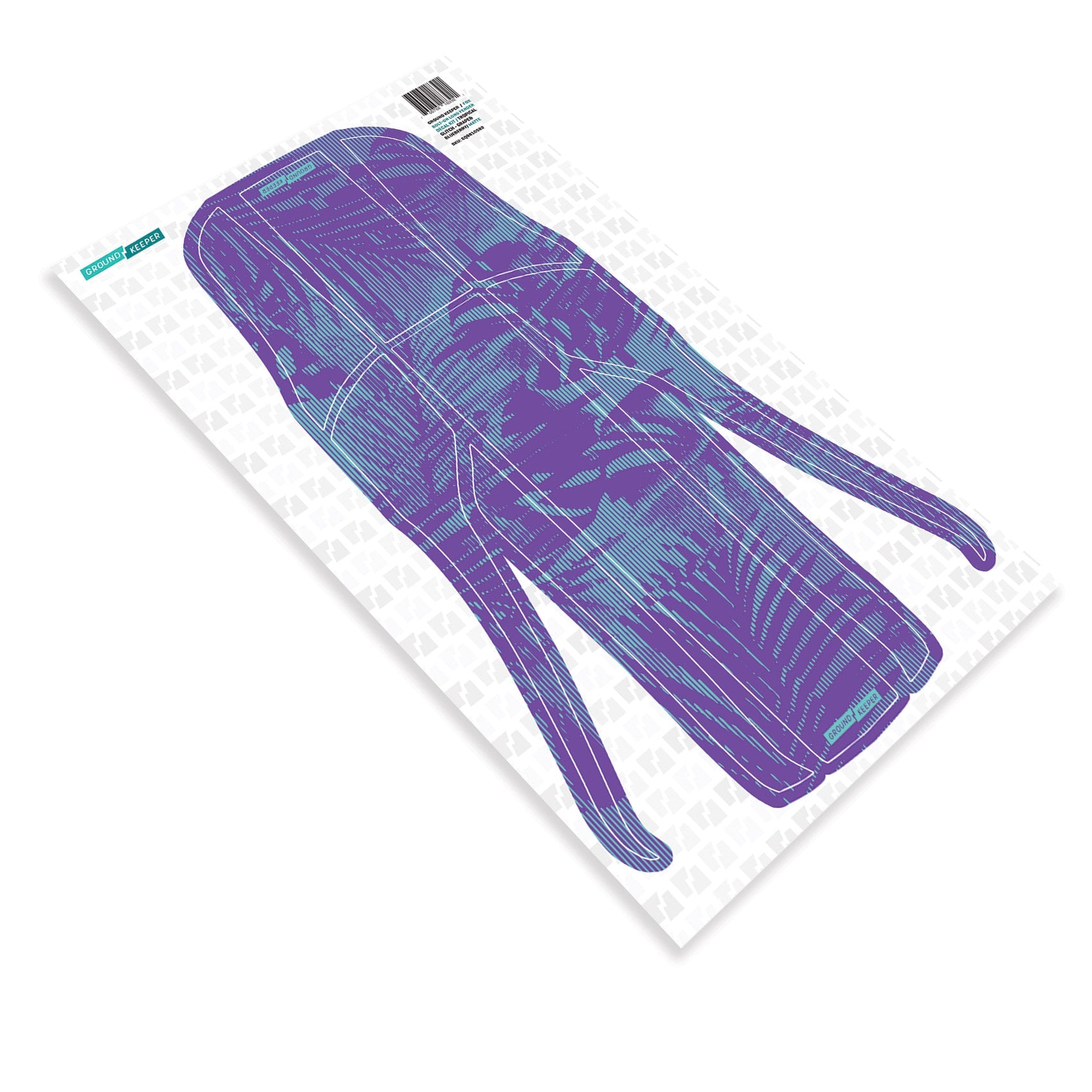 2021-2025 Fox 36/38 Long Bolt-On Fender Decal Kit Tropical Glitch Grape & Mint