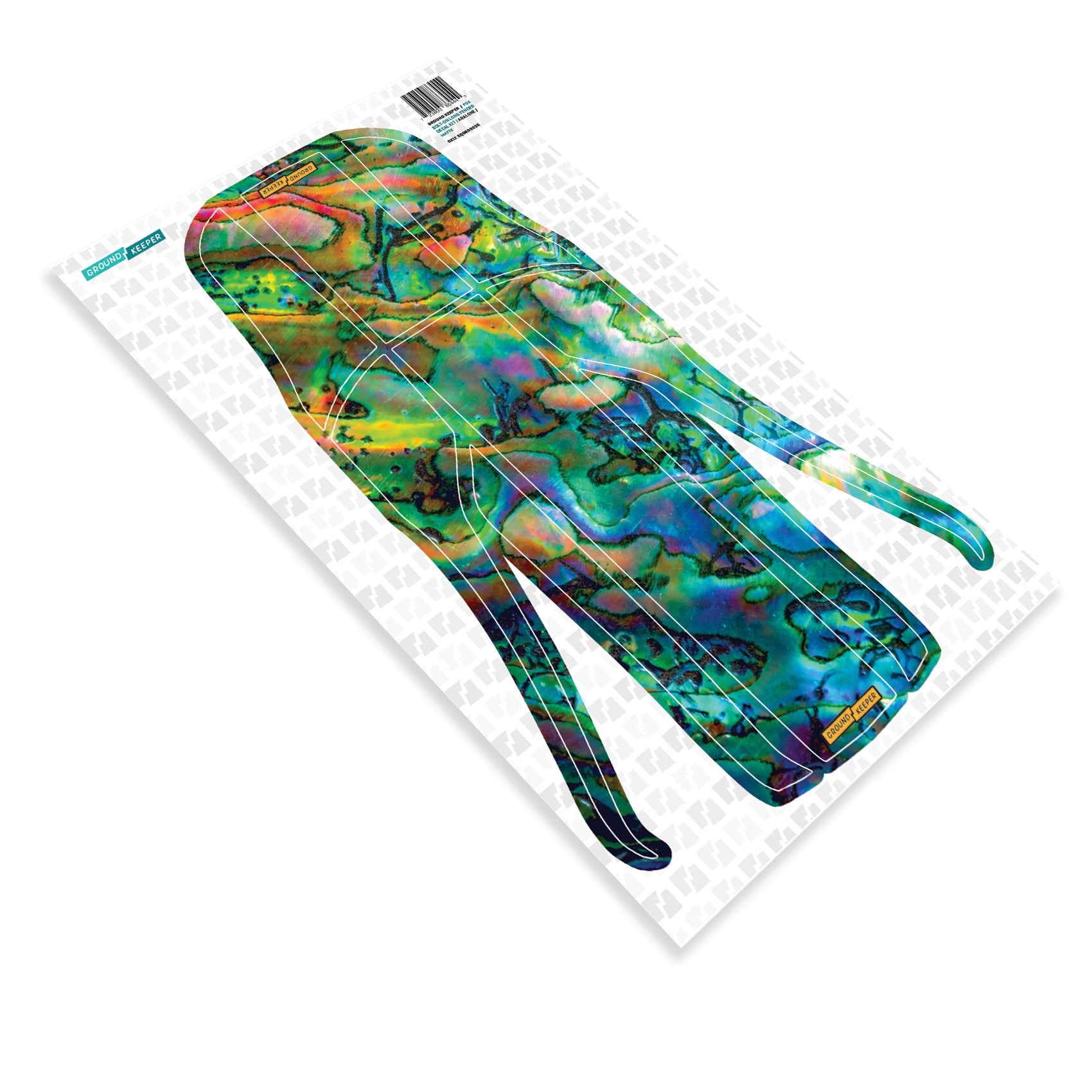 2021-2025 Fox 36/38 Long Bolt-On Fender Decal Kit Abalone
