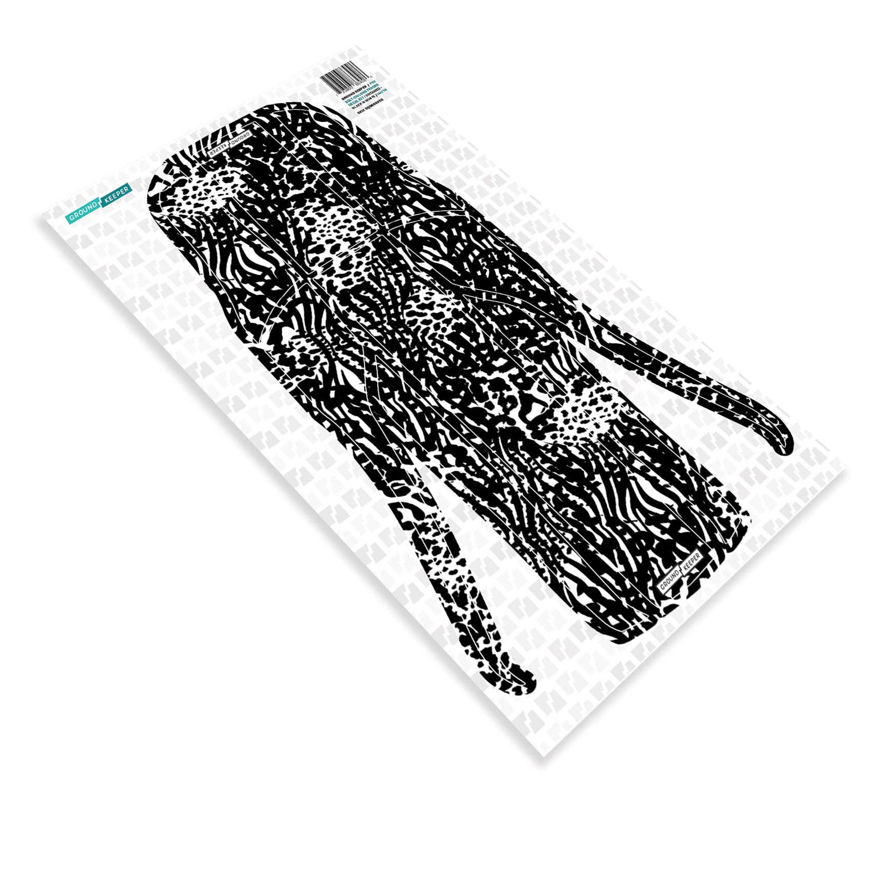 2021-2025 Fox 36/38 Long Bolt-On Fender Decal Kit Untamed Black White