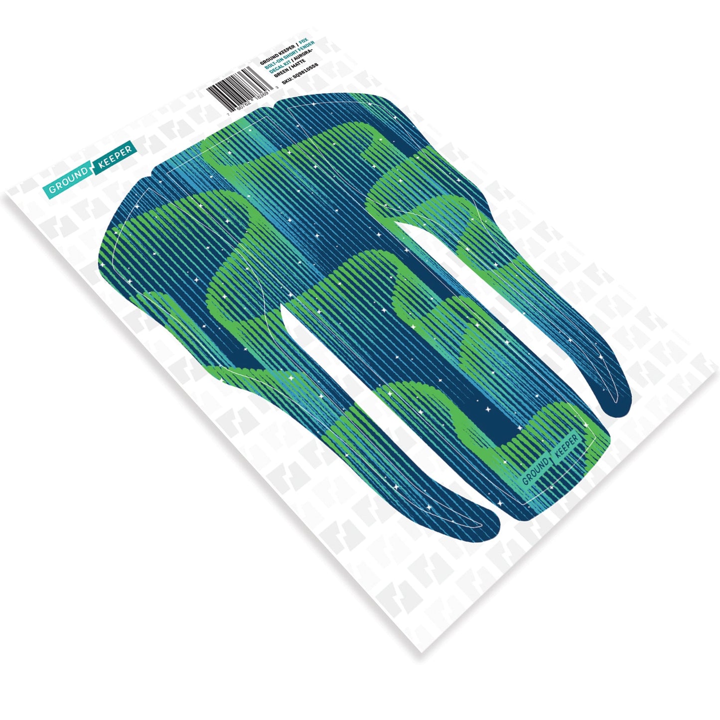 2021-2025 Fox 36/38 Bolt-On Short Fender Decal Kit Aurora Green