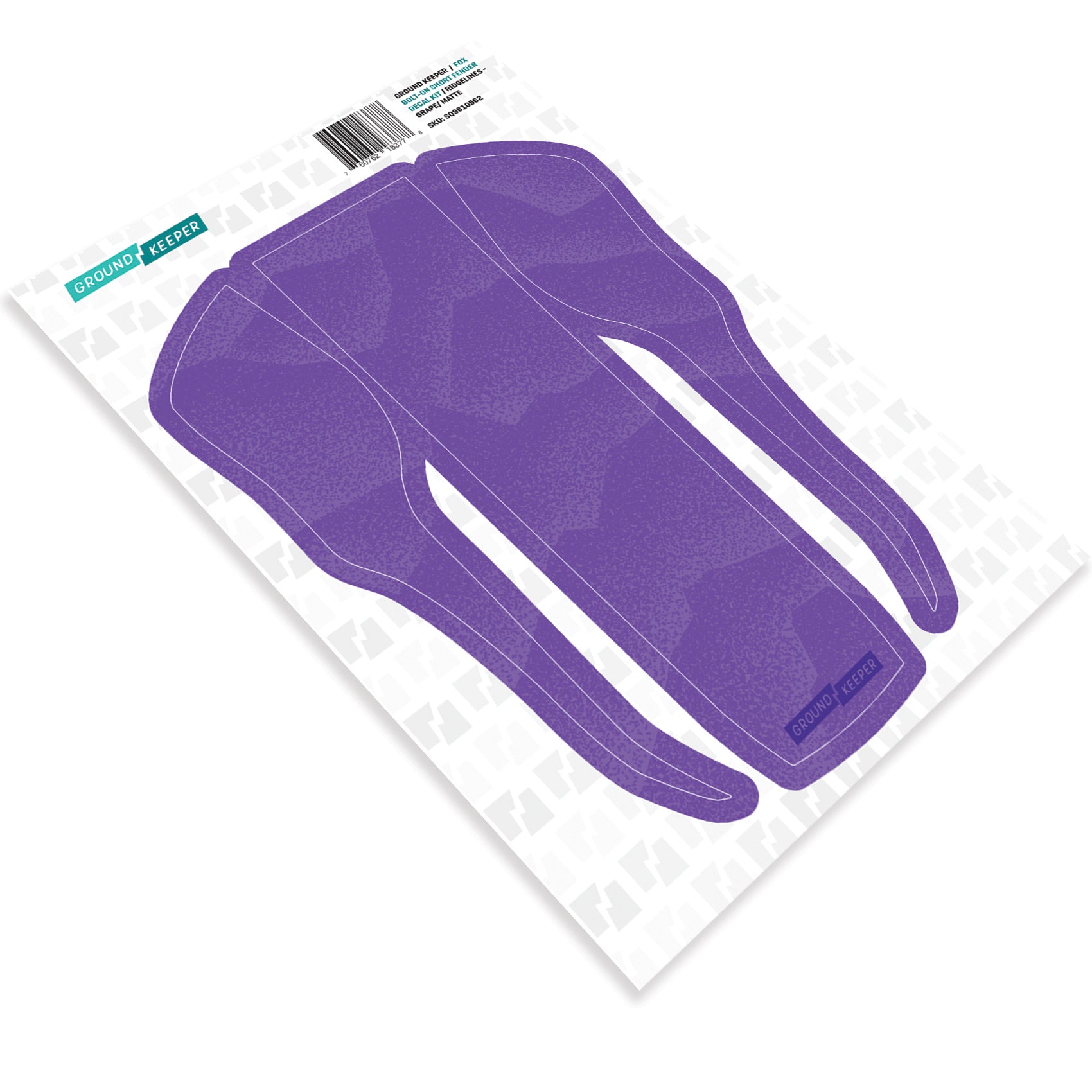 2021-2025 Fox 36/38 Bolt-On Short Fender Decal Kit Ridgelines Grape