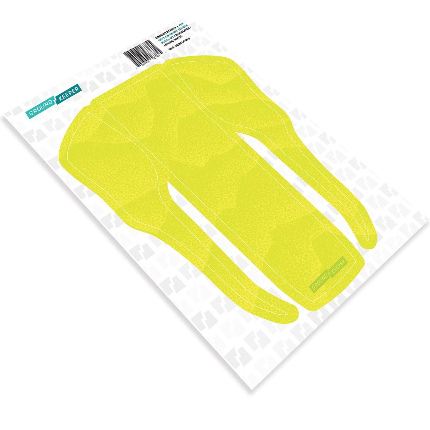2021-2025 Fox 36/38 Bolt-On Short Fender Decal Kit Ridgelines Lemon
