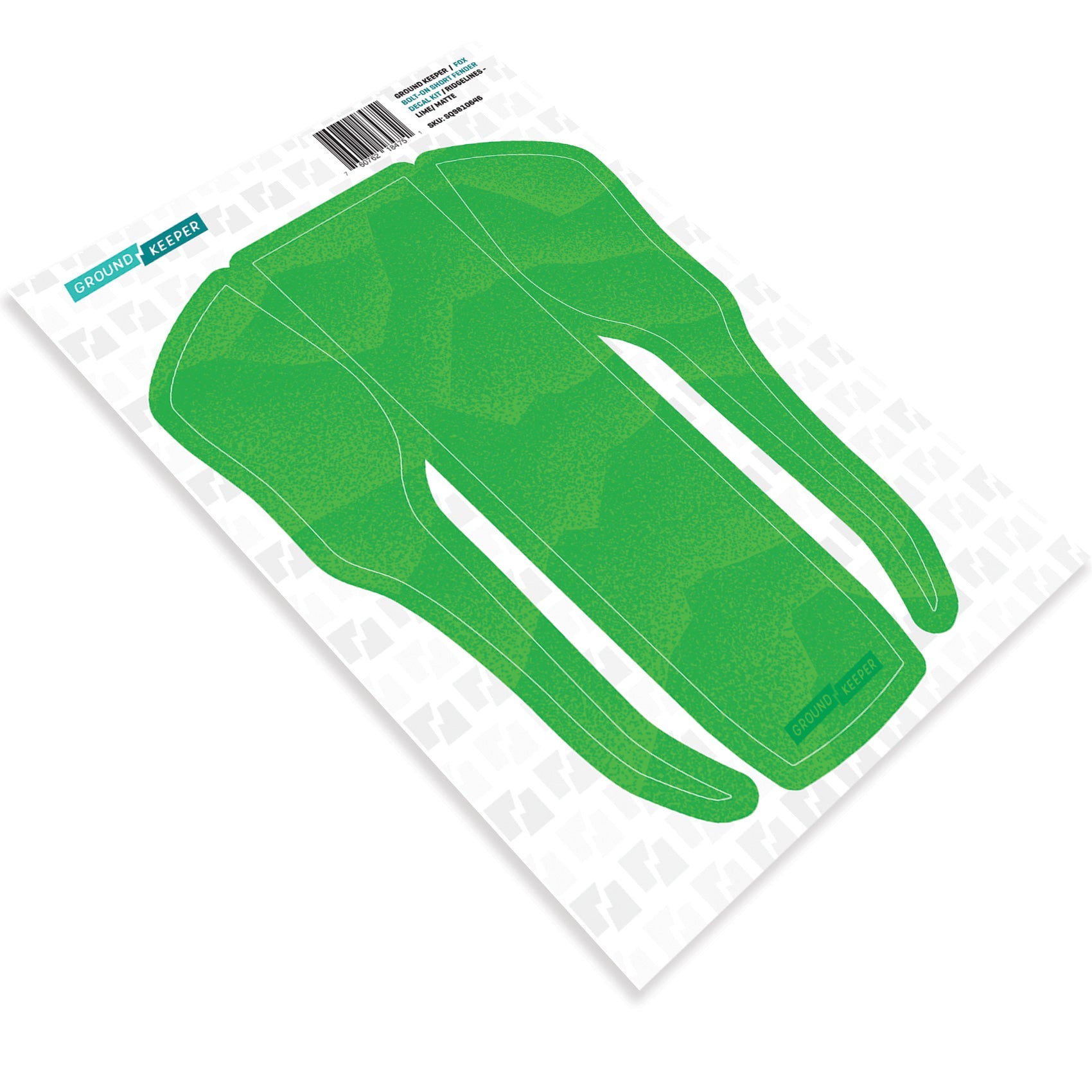 2021-2025 Fox 36/38 Bolt-On Short Fender Decal Kit Ridgelines Lime