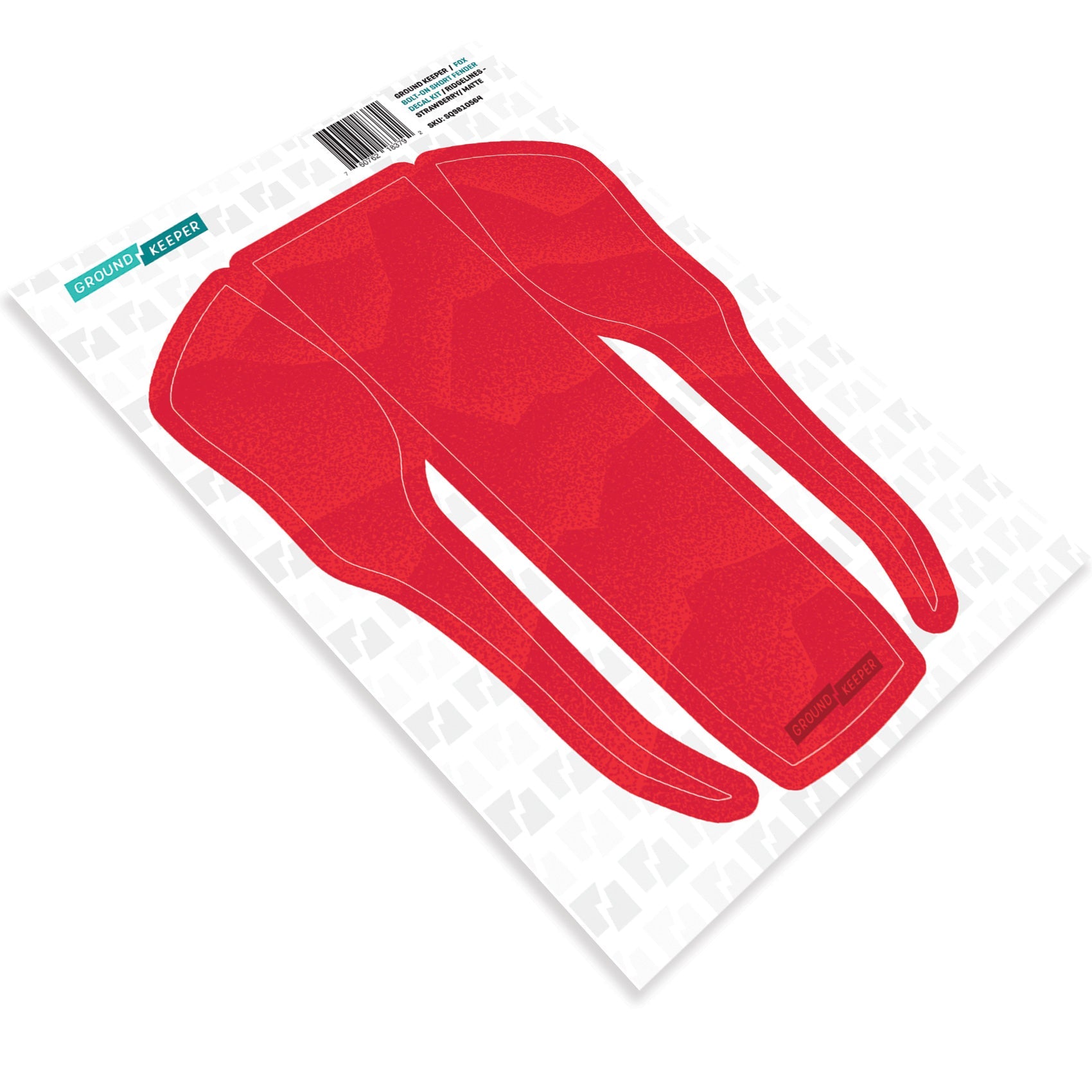 2021-2025 Fox 36/38 Bolt-On Short Fender Decal Kit Ridgelines Strawberry