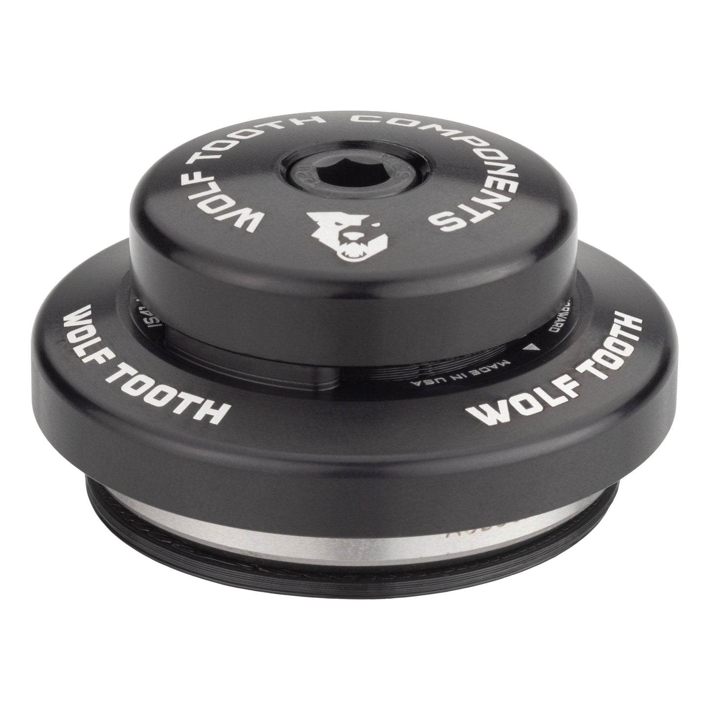 Wolf Tooth Premium Headset for Trek Knock Block Upper IS41 28.6 8mm Stack Black