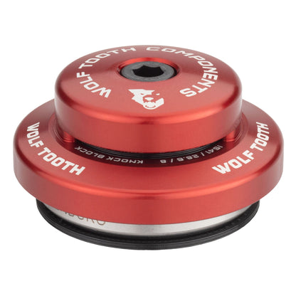 Wolf Tooth Premium Headset for Trek Knock Block Upper IS41 28.6 8mm Stack Red