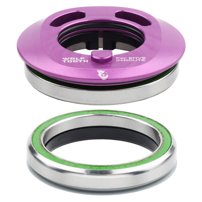 Wolf Tooth Premium IS52 Internal Aero Headset for ENVE IN-Route System IS52 Upper & Lower Set Ultraviolet Purple