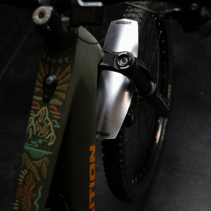 Metallic Silver Long Fender