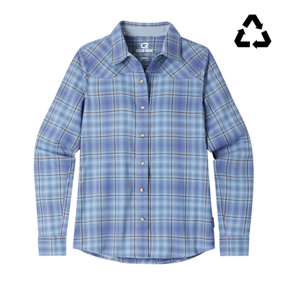 Women's Liv'n Flannel Faded Denim