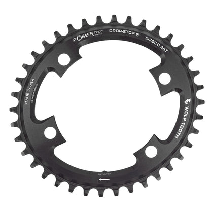 Oval 107 BCD Chainrings for SRAM 38T Drop-Stop B