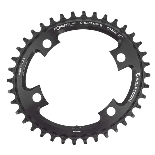 Oval 107 BCD Chainrings for SRAM 38T Drop-Stop B