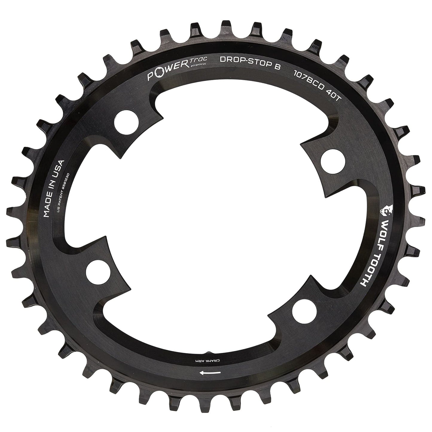 Oval 107 BCD Chainrings for SRAM 40T Drop-Stop B