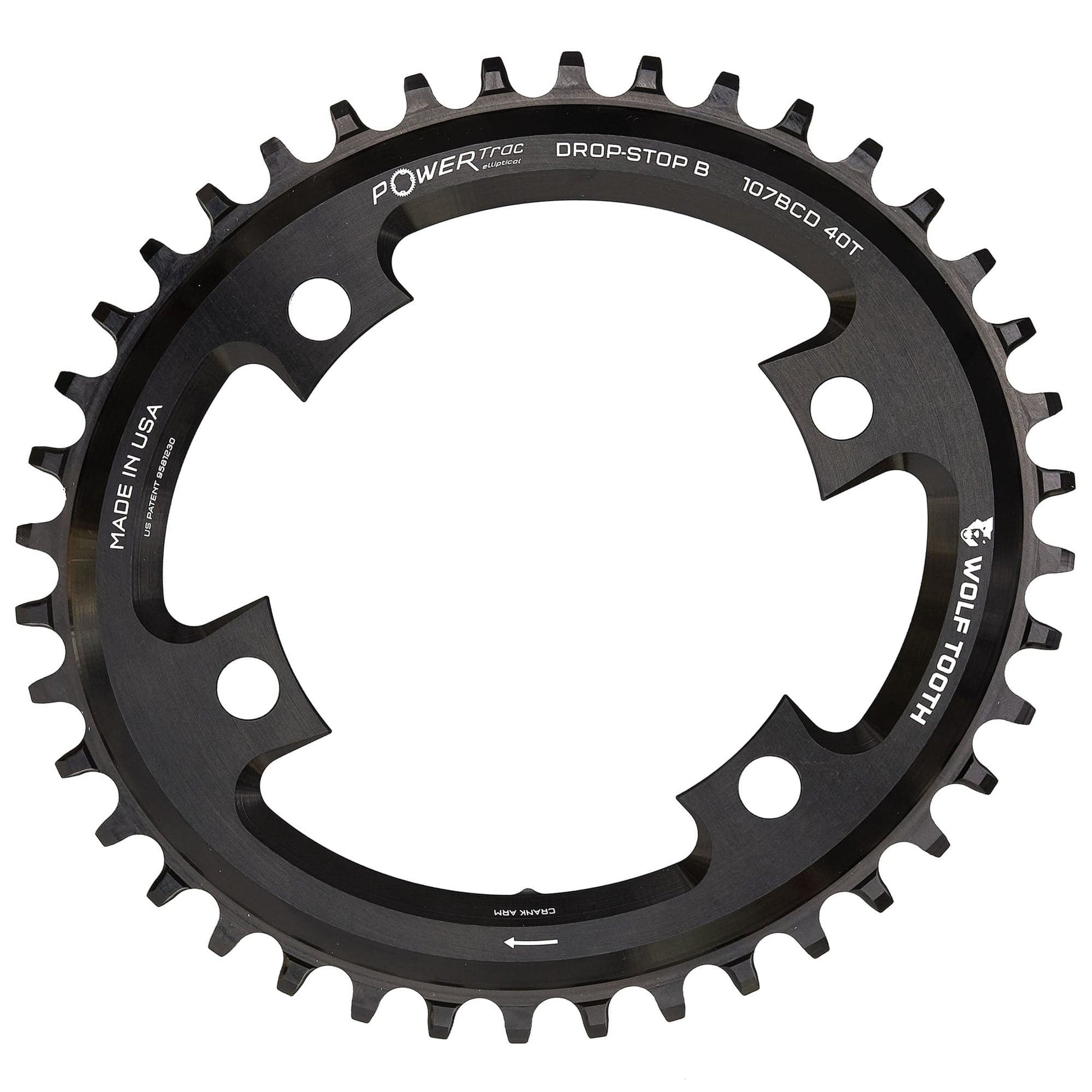 Oval 107 BCD Chainrings for SRAM 40T Drop-Stop B