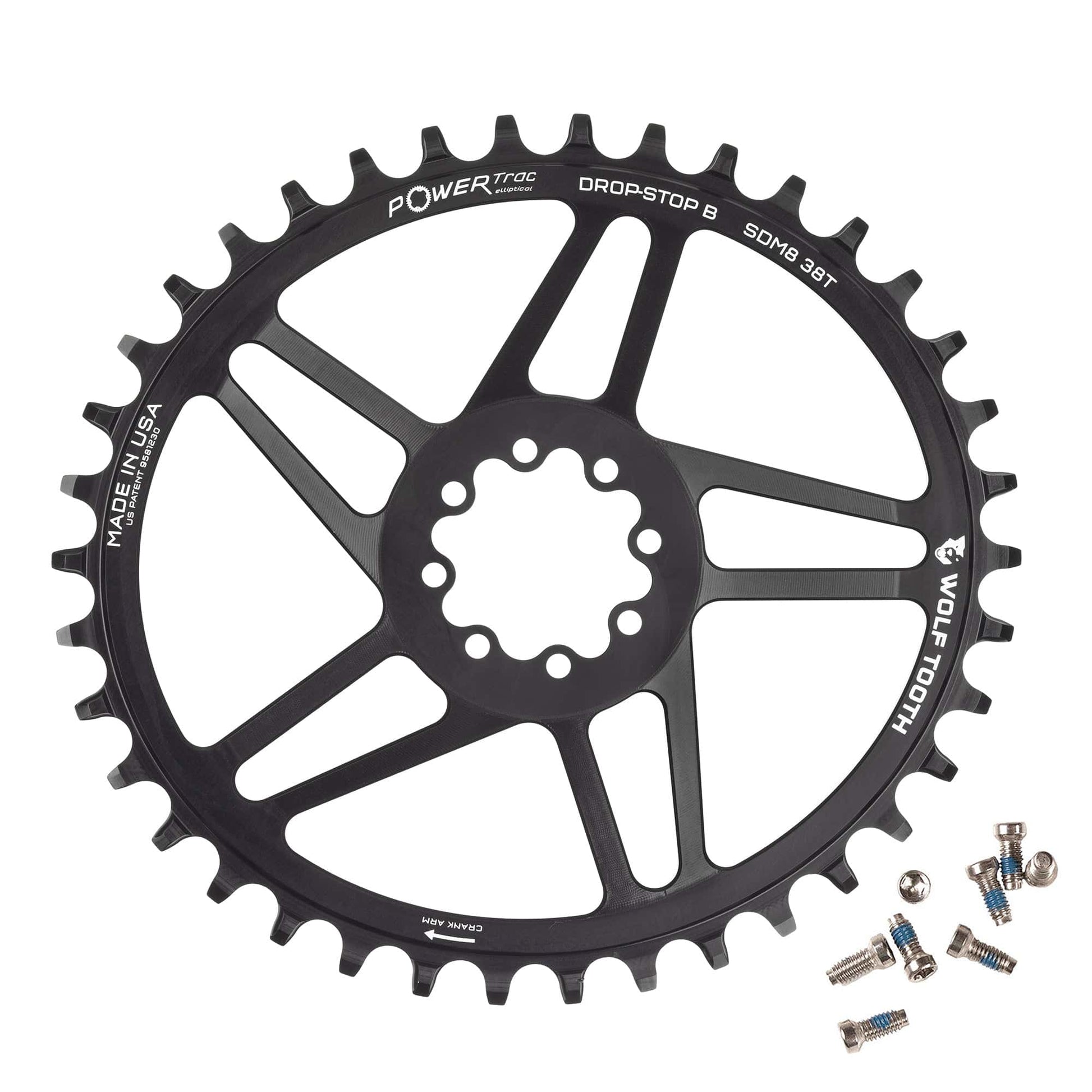 Oval Direct Mount Chainrings for SRAM 8-Bolt Gravel / Road Cranks