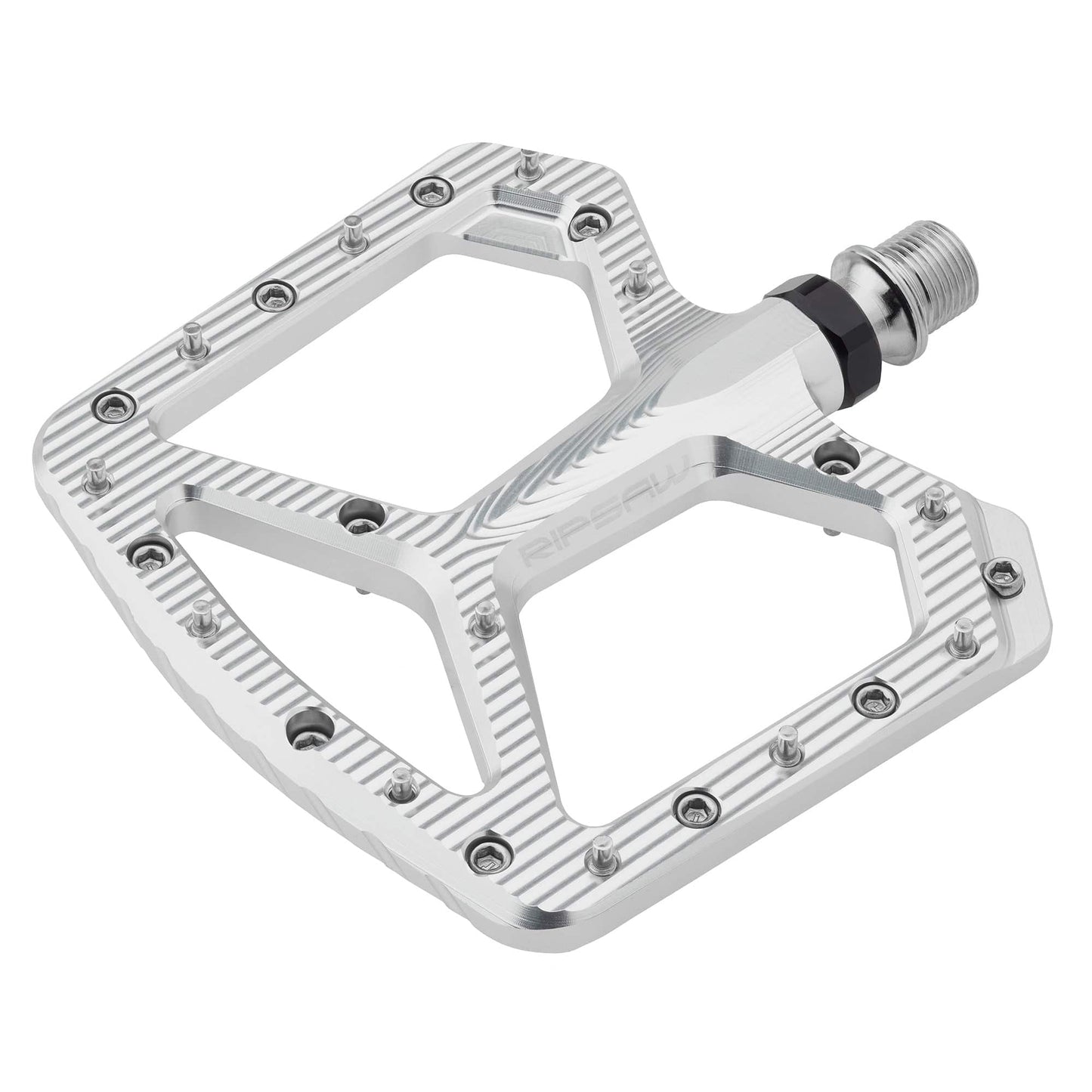 Ripsaw Aluminum Pedals Raw Silver