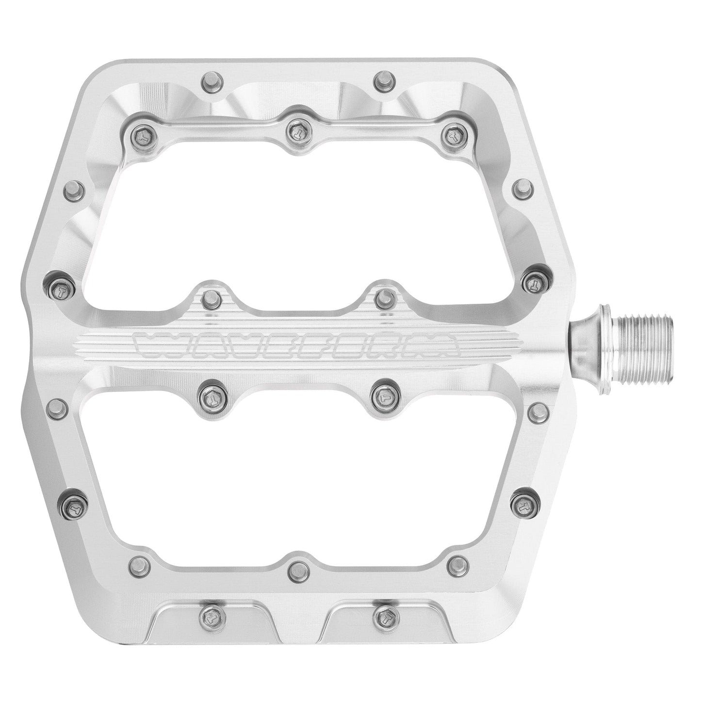Waveform Aluminum Pedals Large Raw Silver