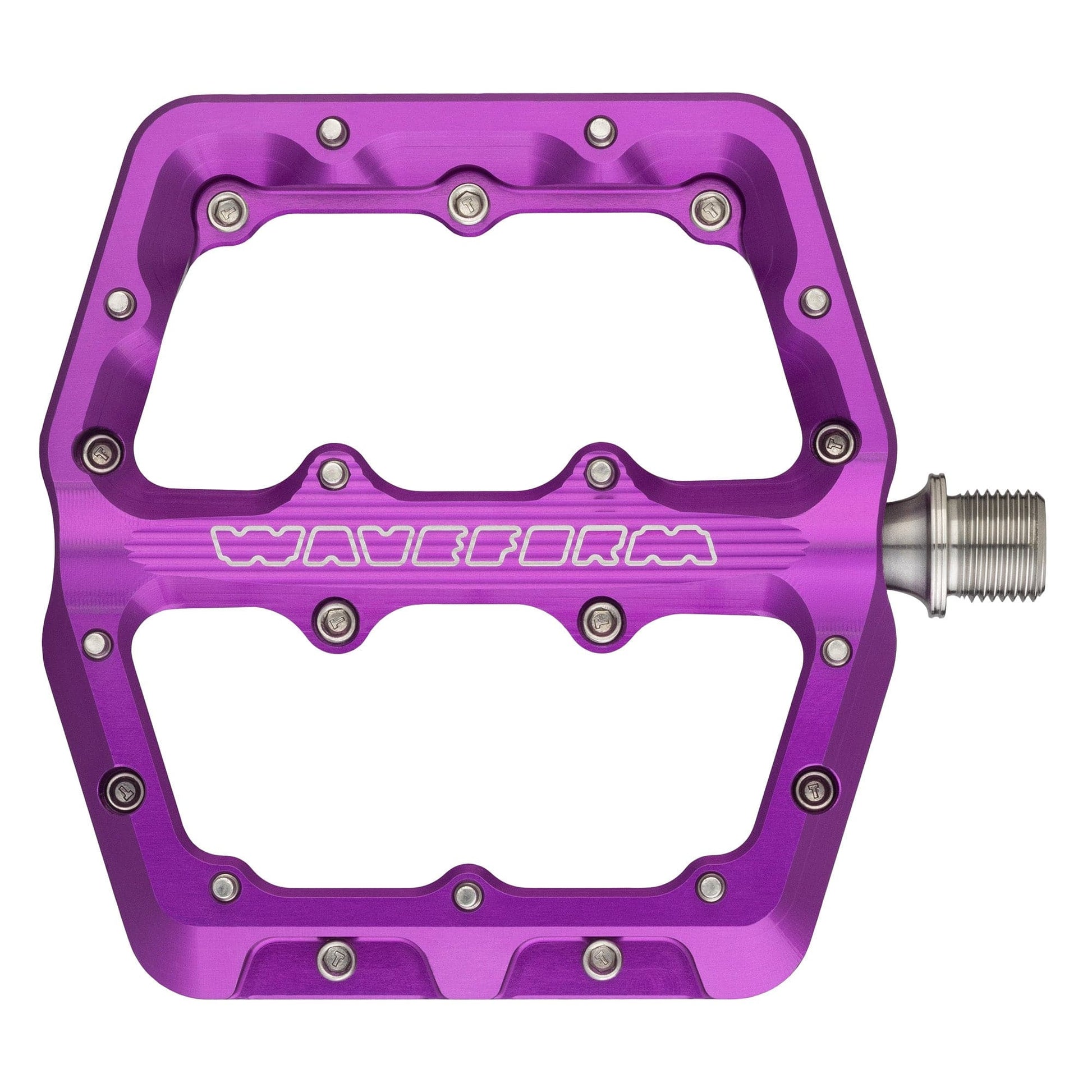 Waveform Aluminum Pedals Large Ultraviolet Purple