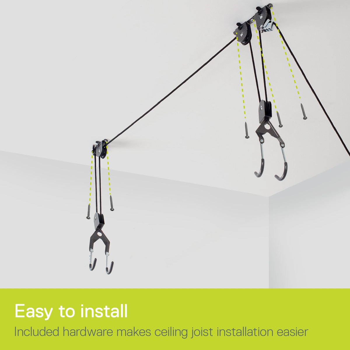 Single Bike Ceiling Hoist with Straps (Copy)