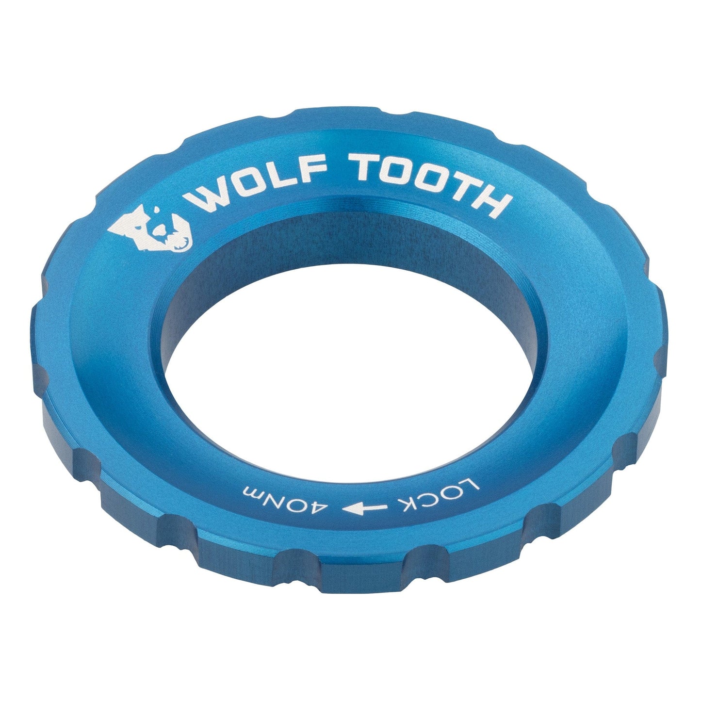 Centerlock Rotor Lockring – External Spline Blue