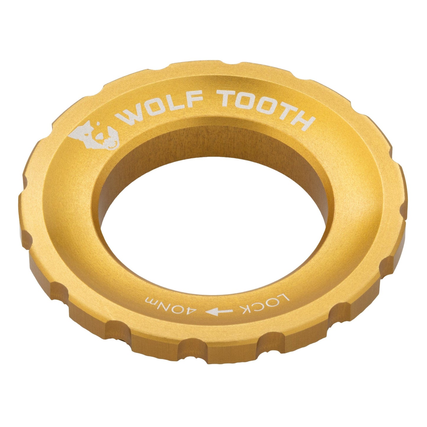 Centerlock Rotor Lockring – External Spline Gold