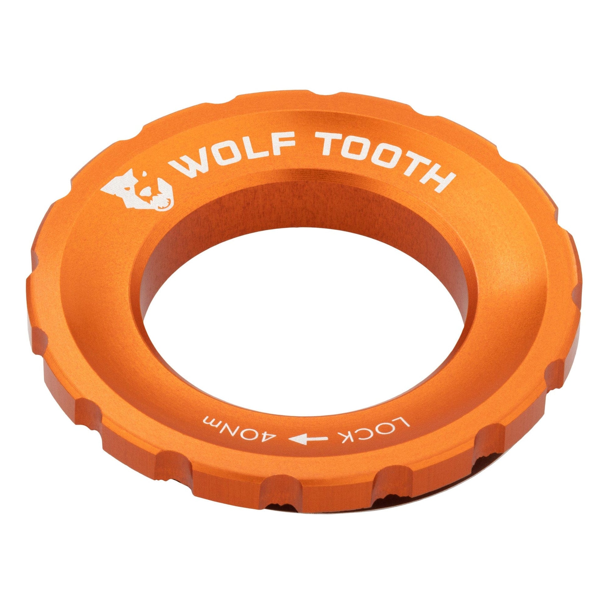 Centerlock Rotor Lockring – External Spline Orange