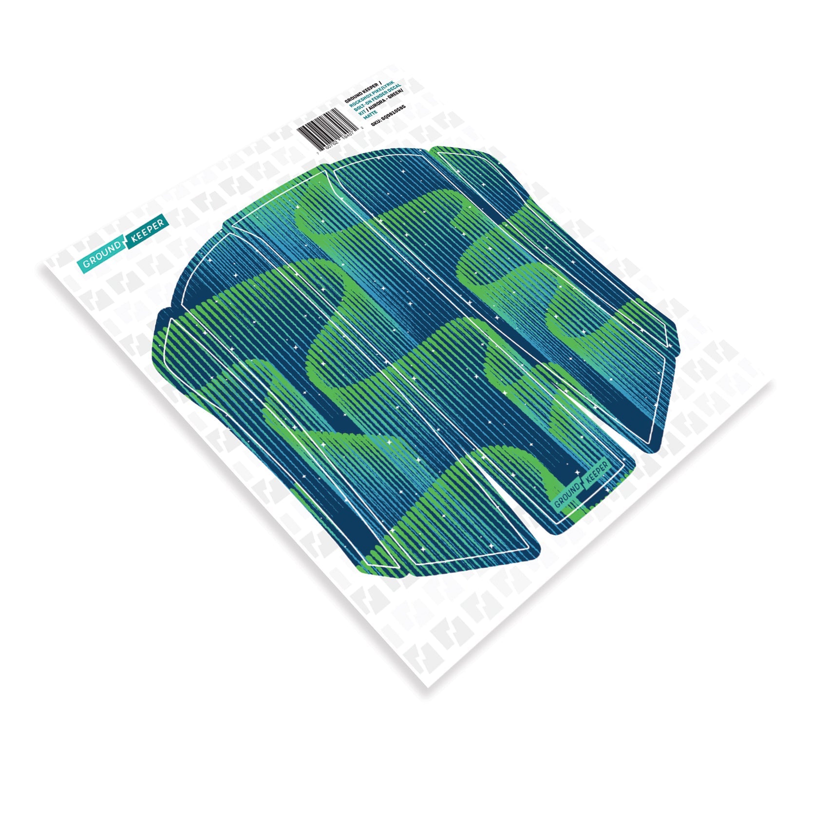 RockShox Bolt-On Pike/Lyrik Fender Decal Kit Aurora Green