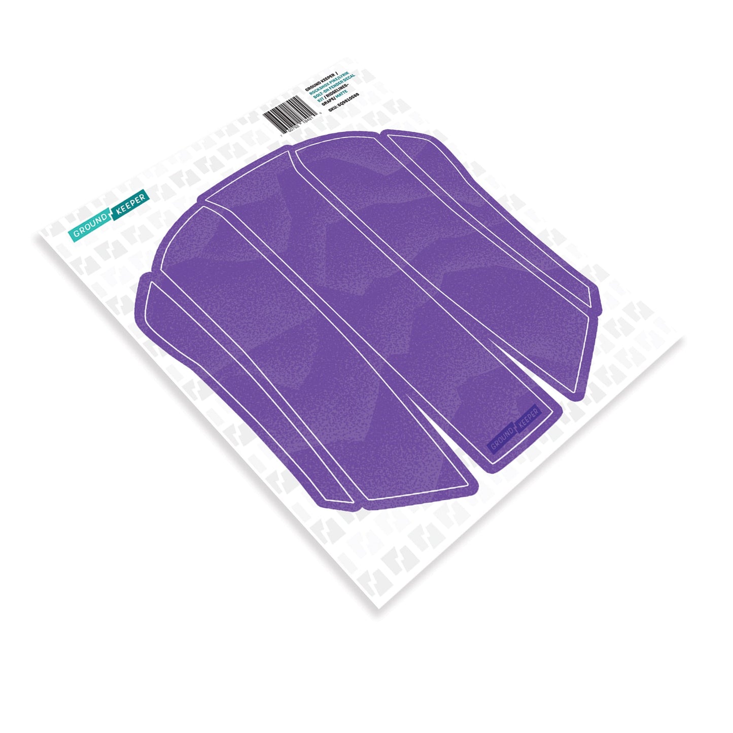 RockShox Bolt-On Pike/Lyrik Fender Decal Kit Ridgelines Grape